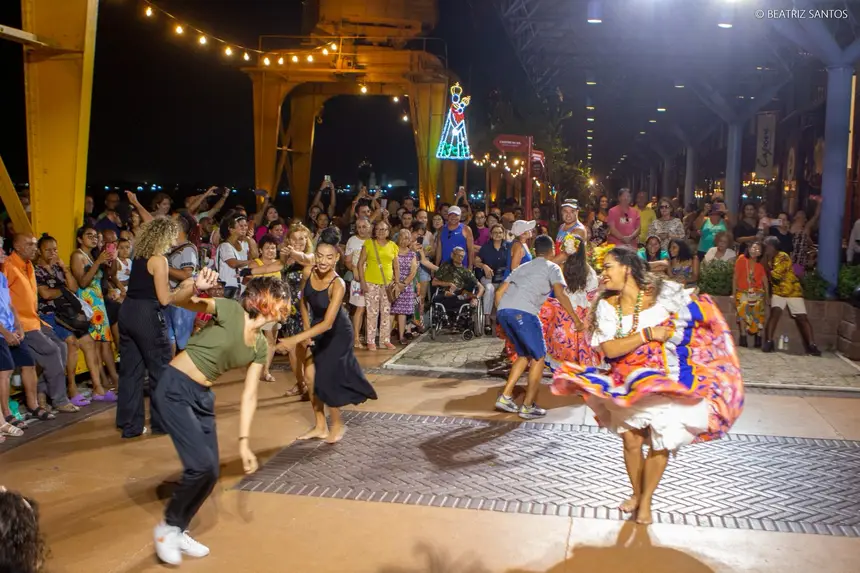 Evento gratuito acontece entre sexta-feira (8) e domingo (10), com música paraense, oficina infantil e atrações na orla do complexo