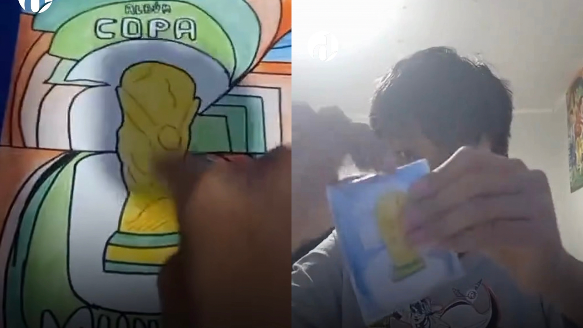 O momento compartilhado nas redes sociais viralizou e chamou atenção pela simplicidade como o jovem mostrou o álbum.