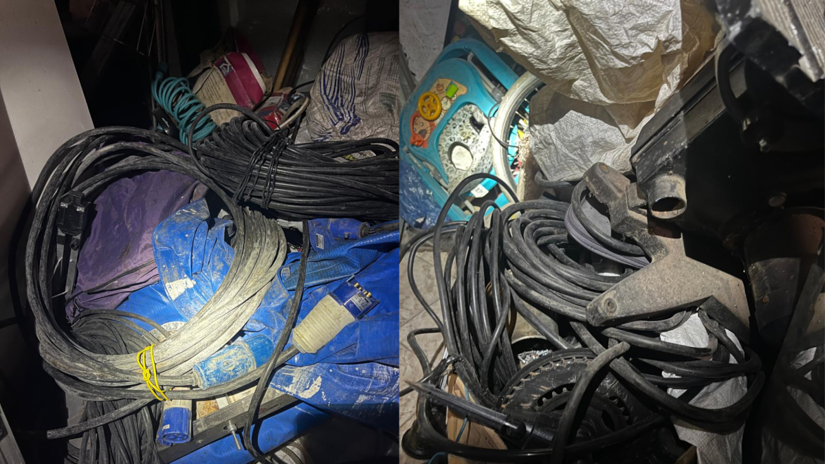 Operação policial interrompe 'negócio' de 2,5 toneladas de fios furtados na Zona Sul de SP