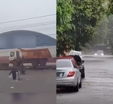 Imagem - Chuva forte causa alagamentos na Grande Belém