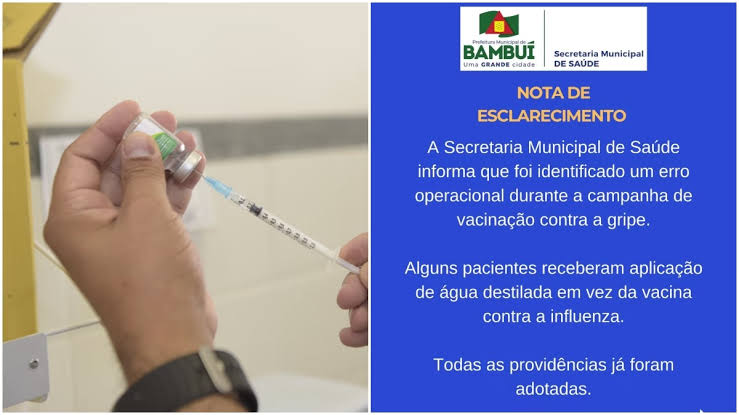 O caso aconteceu em atendimentos a pacientes acamados e foi tratado pela prefeitura como uma falha operacional

