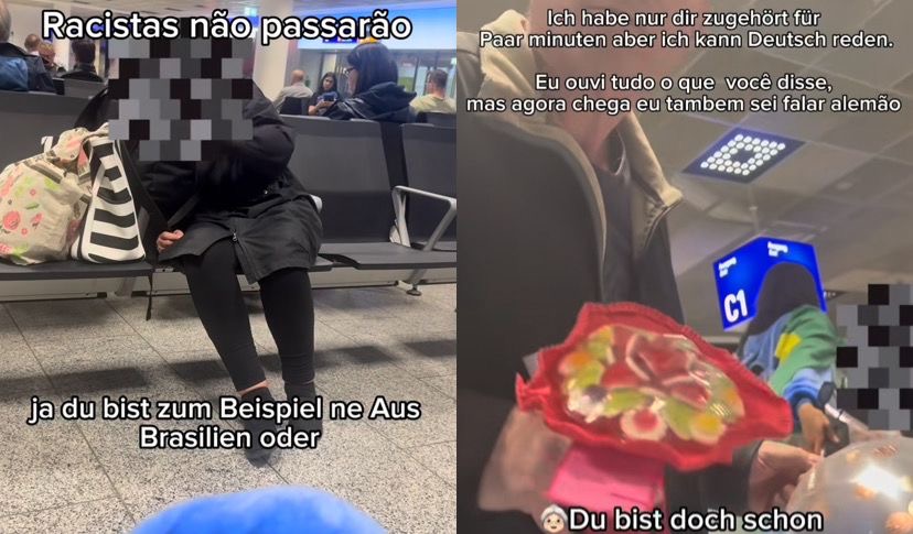 Segundo Ionara, a alemã acreditava que ela não entendia o idioma e passou a fazer ataques preconceituosos contra ela e as amigas
