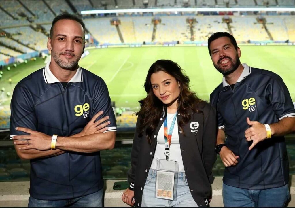 TV Globo e GE TV transmitem o jogo para todo o Brasil - 