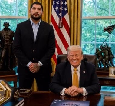 Imagem - Ex-servente de pedreiro, Alex Poatan é escalado por Trump para luta histórica em Washington