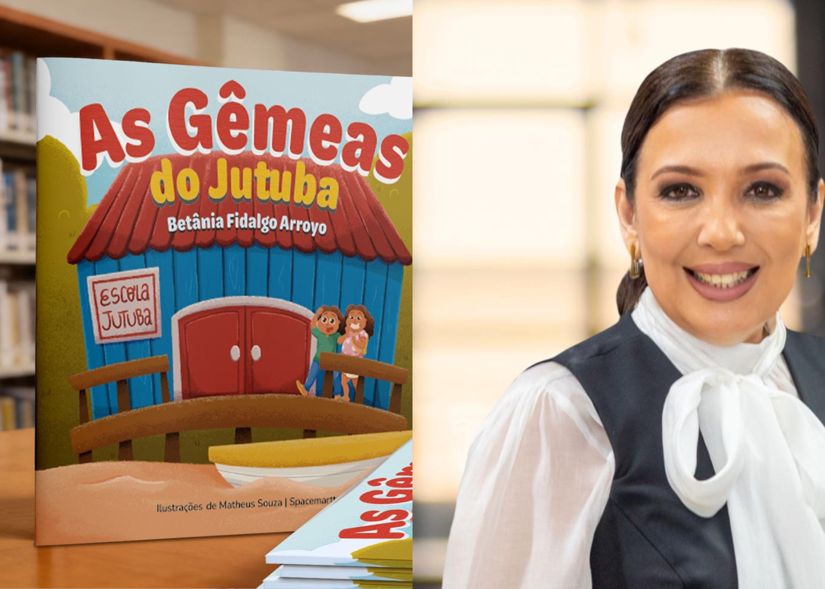 Capa do novo livro da reitora da Unama, Betânia Fidalgo Arroyo