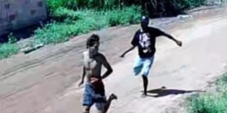 (Flagrante da agressão) 