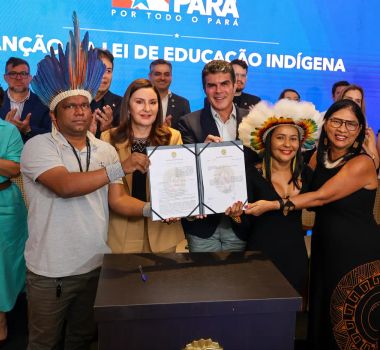 Imagem - Lei que institui Política Estadual de Educação Escolar Indígena é sancionada no Pará