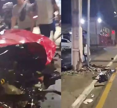 Imagem - Motorista em alta velocidade provoca acidente na avenida Pedro Álvares Cabral, em Belém