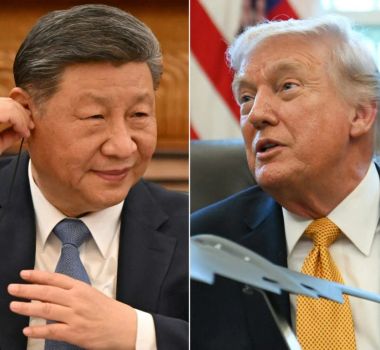 Imagem - Trump chega à China para encontro com Xi Jinping