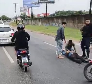 Imagem - Acidente em Marituba provoca congestionamento na BR-316