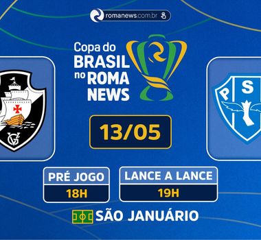 Imagem - Copa do Brasil: Paysandu visita o Vasco tentando reverter desvantagem em São Januário