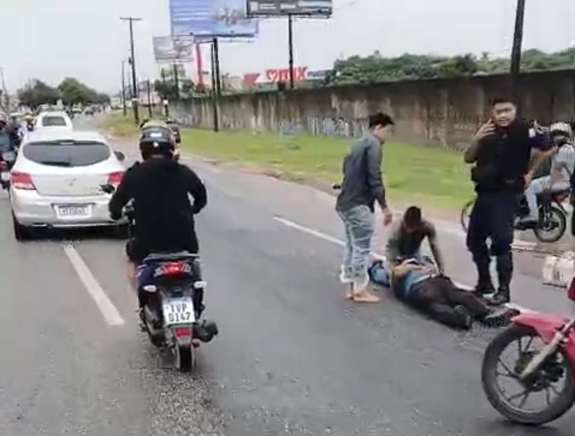 Acidente em Marituba provoca congestionamento na BR-316