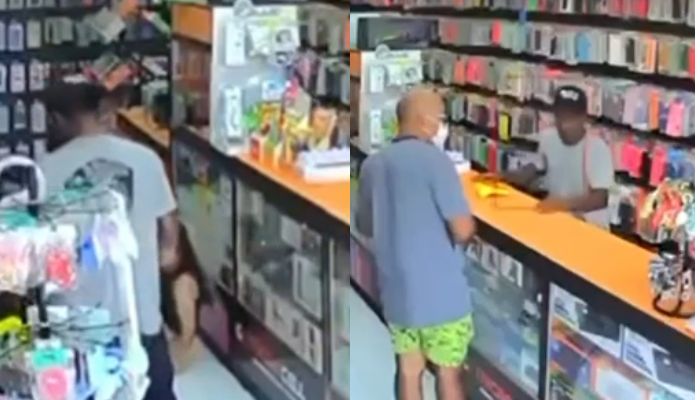 Homem invade loja, tranca funcionárias e finge ser atendente durante assalto em Barcarena