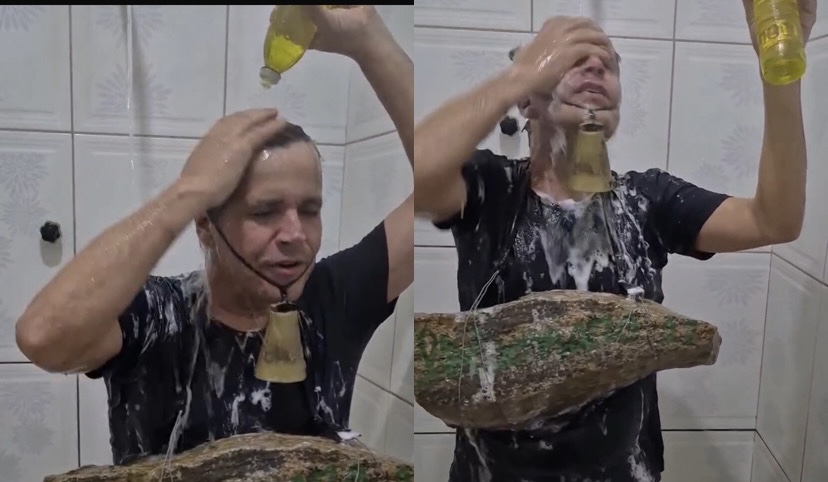 José Silva, conhecido como Joseilson nas redes sociais, publicou vídeos com cenas inusitadas durante manifestações em apoio ao ex-presidente Jair Bolsonaro