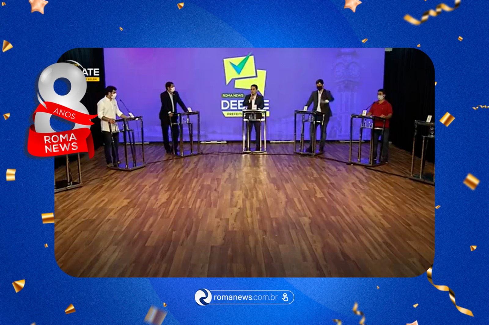 Roma News entra para a história e promove o primeiro debate no meio digital no Pará - 