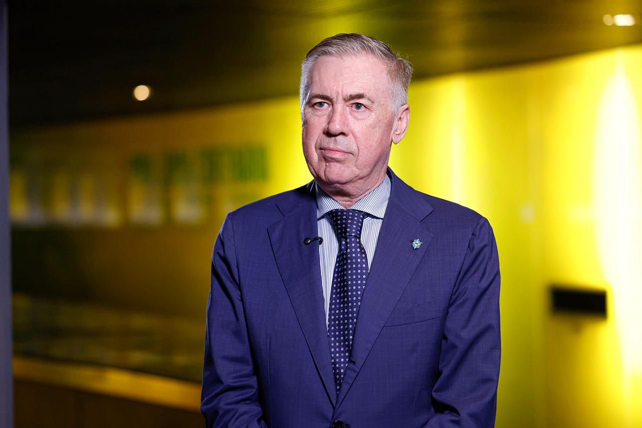 Carlo Ancelotti, técnico da Seleção Brasileira