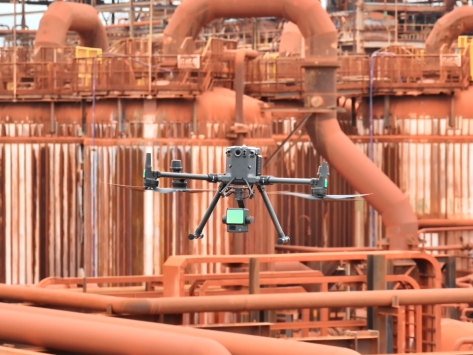 Drones estão cada vez mais sendo utilizados em empreendimentos.