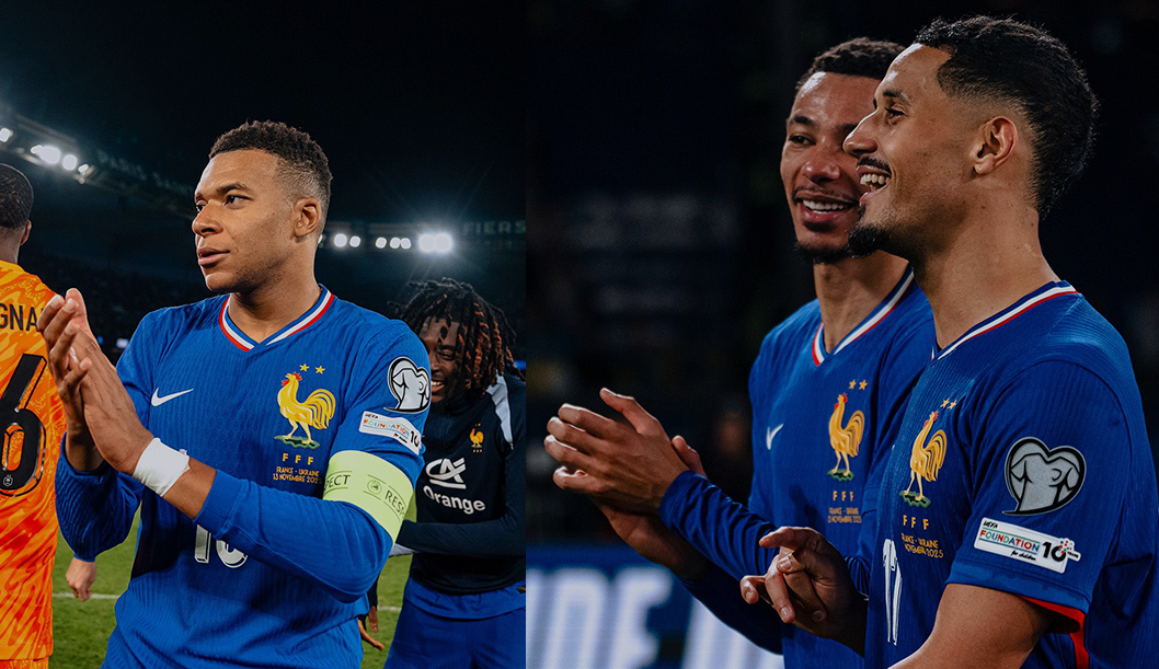 Mbappé (à esquerda) é o grande craque francês