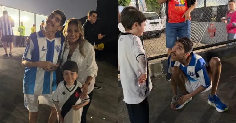 Símbolos dos clubes, torcedores se encontraram em São Januário - 