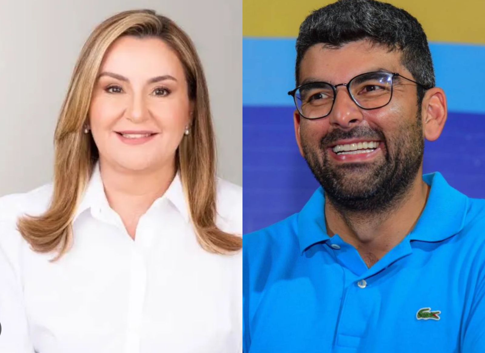 Hana Gahssan (MDB) e Daniel Santos (PODEMOS) 