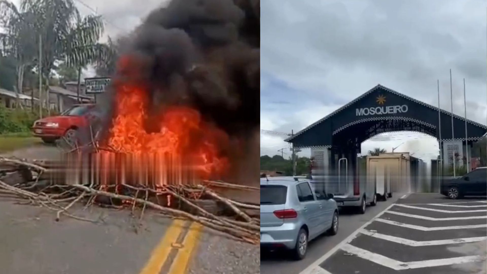 Moradores de Mosqueiro protestam por melhorias na saúde e bloqueiam entrada da ilha