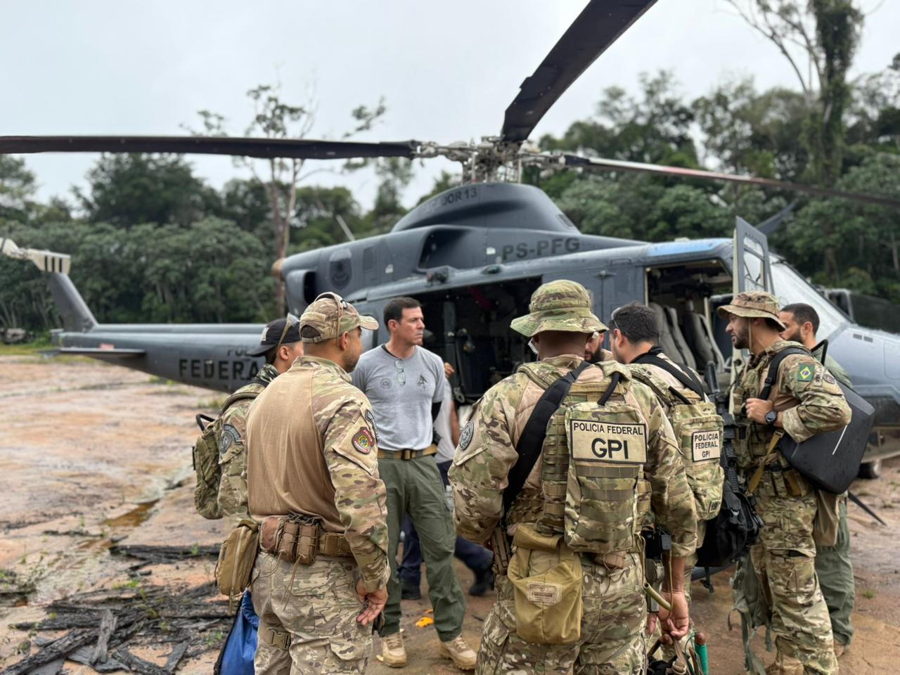 PF faz operação integrada contra garimpo ilegal na Amazônia