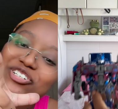 Imagem - Mãe se emociona ao ganhar Optimus Prime de presente da filha