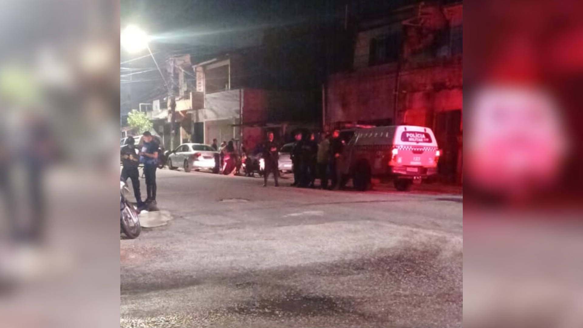 Policial reagiu à abordagem de suspeitos em uma padaria e foi atingido durante troca de tiros na noite deste sábado