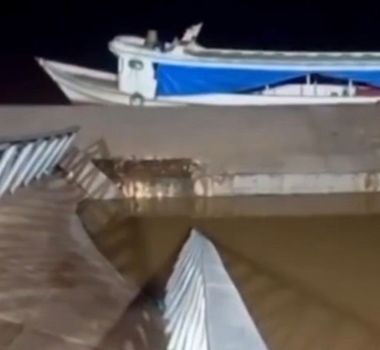 Imagem - Ponte de acesso ao Trapiche de Icoaraci desaba e assusta moradores