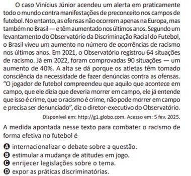 Imagem - Pelé, Neymar e Marta já viraram tema no Enem; confira as questões e veja se você acertaria