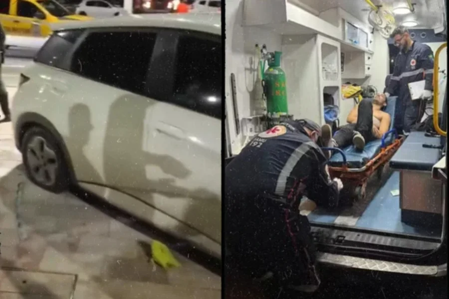 Jovem de 22 anos foi atingido durante ação policial envolvendo busca por carro roubado na capital pernambucana e segue internado após ser ferido no ombro.