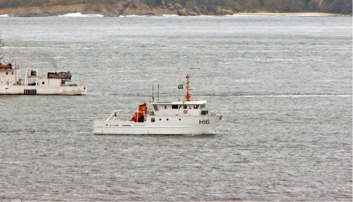 Navio da Marinha especializado em pesquisas ficará aberto à visitação em Belém