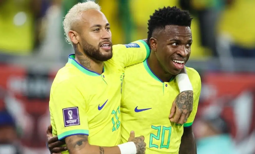 (Neymar Jr. e Vini Jr.)