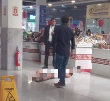 Imagem - Jovem é socorrido após queda em shopping de Ananindeua