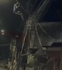Imagem - Homem é flagrado fazendo “gato” de energia e deixa vizinhos sem luz em Belém