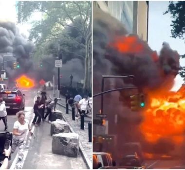 Imagem - Carro explode na Wall Street e causa pânico em NY nos EUA