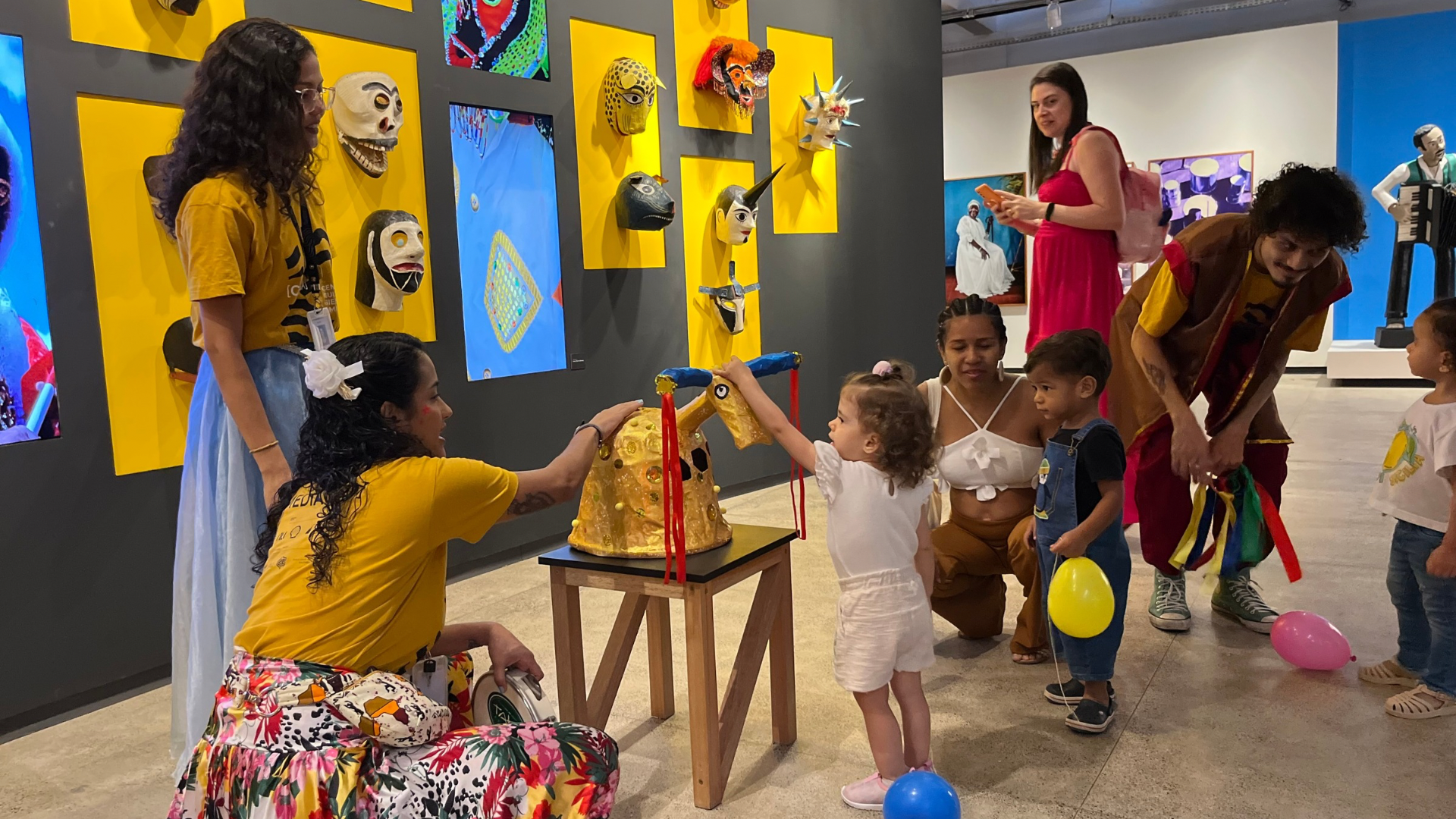 Imagem - CCBA promove atividade educativa para despertar interesse de bebês e crianças pelas artes contemporâneas