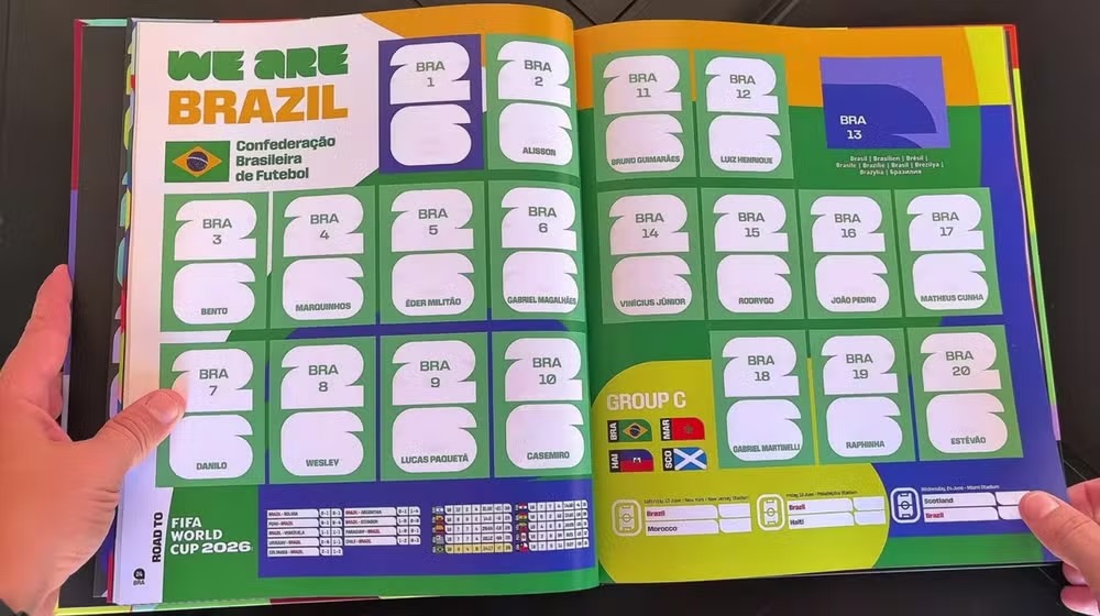 Figurinhas da Copa do Mundo são febre no Brasil - 