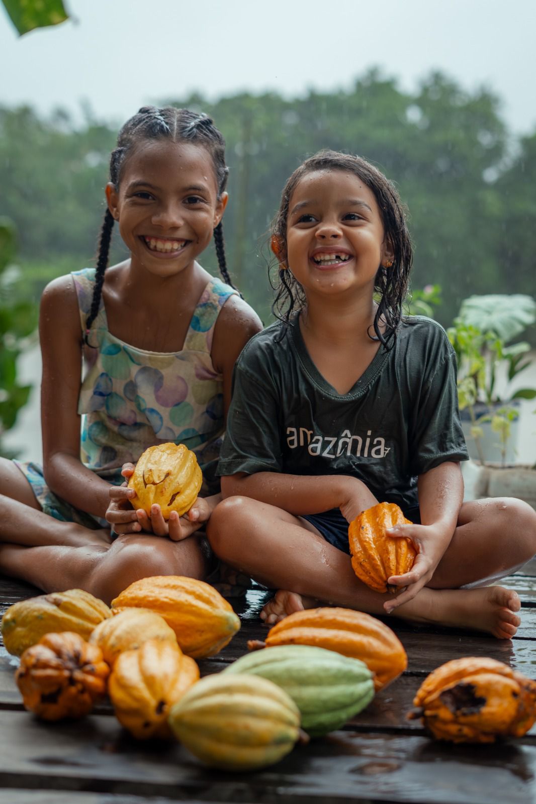 O Registro aconteceu durante um encontro espontâneo na comunidade Arauaia, em Barcarena.