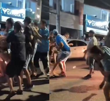Imagem - Briga entre torcedores do Paysandu marca noite da final da Copa Norte no Mangueirão, em Belém