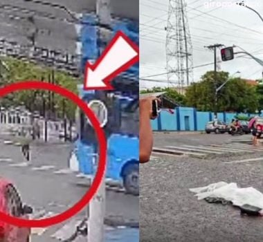 Imagem - Idosa morre atropelada por ônibus em faixa de pedestres em Santarém