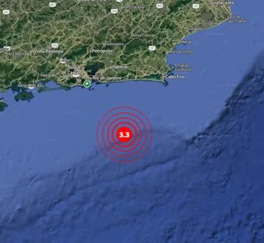 Imagem - Tremor de magnitude 3.3 é registrado no litoral do Rio de Janeiro