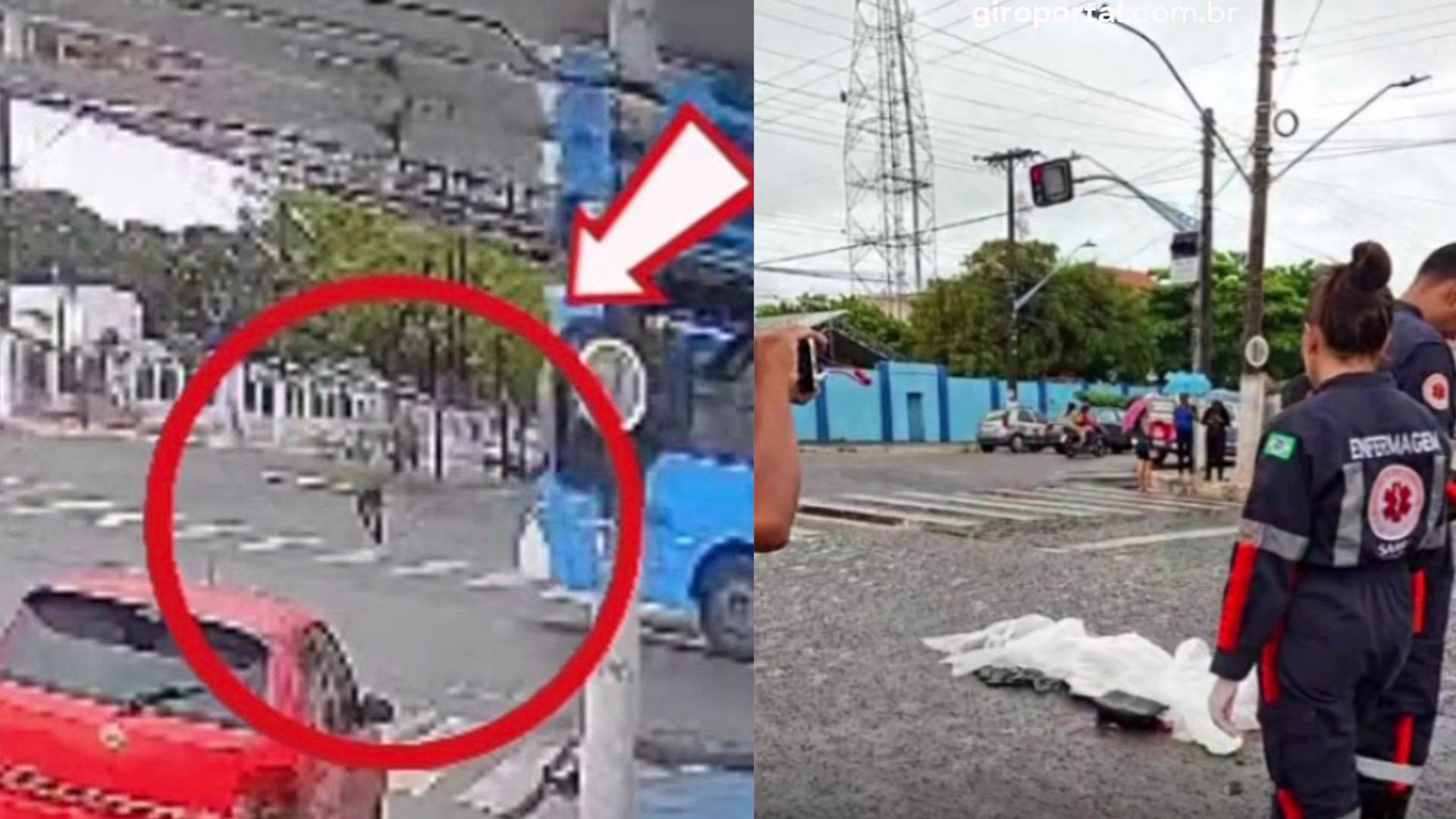 Idosa morre atropelada por ônibus em faixa de pedestres em Santarém