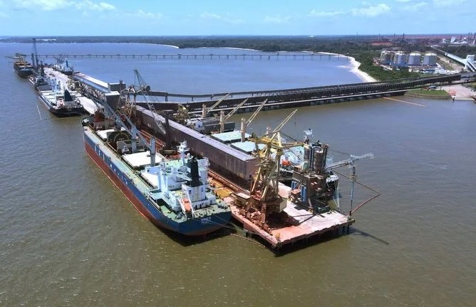 Porto de Vila do Conde, em Barcarena