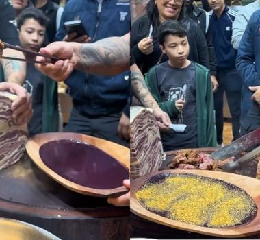 Imagem - Vídeo: Açaí com charque chama atenção e vira destaque no Mercadão de São Paulo