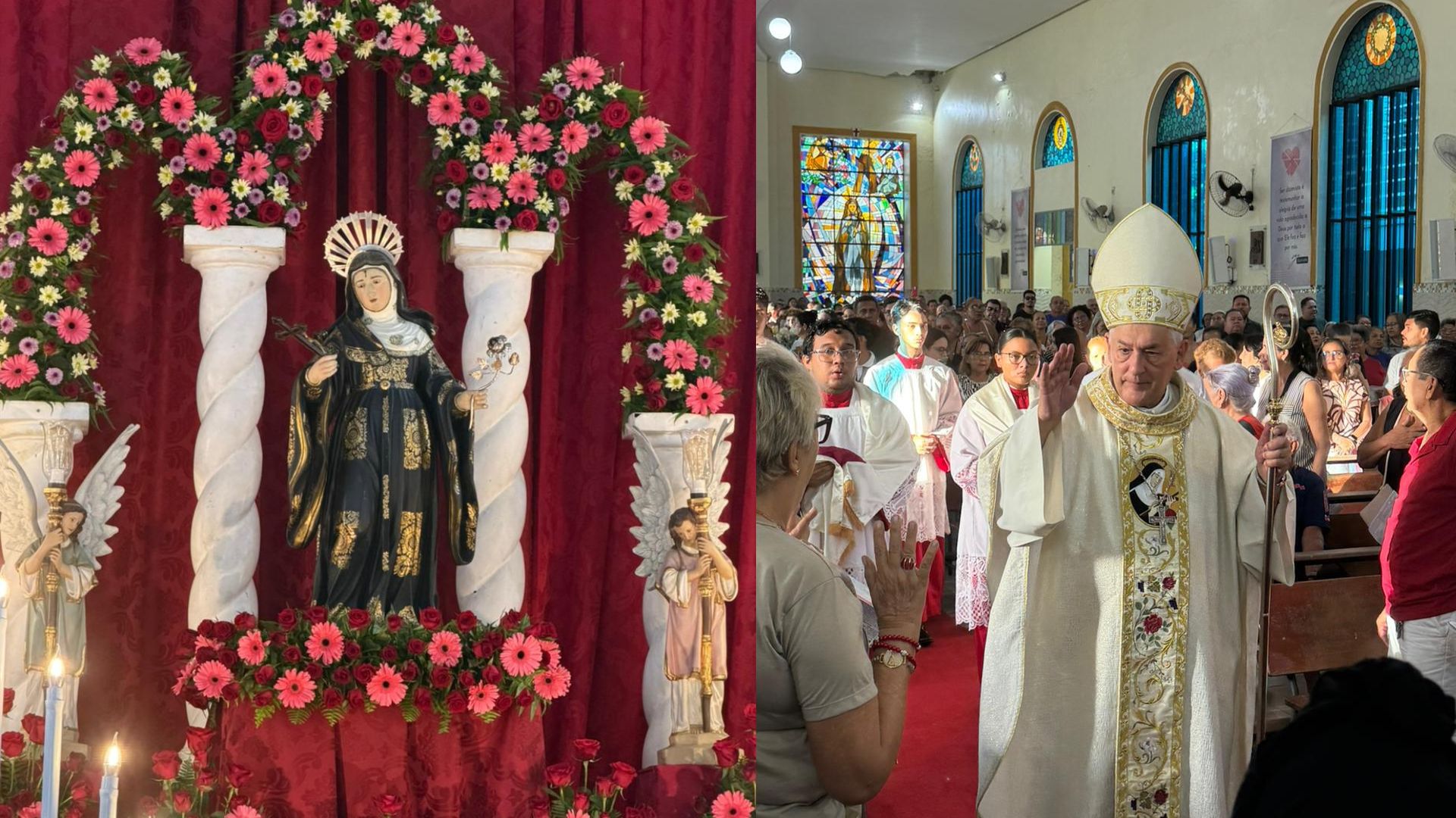 Festividade de Santa Rita de Cássia reúne fiéis em Belém; veja a programação