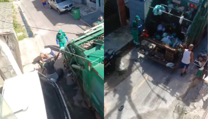 Moradores denunciam caminhões de lixo com apenas um coletor em Belém