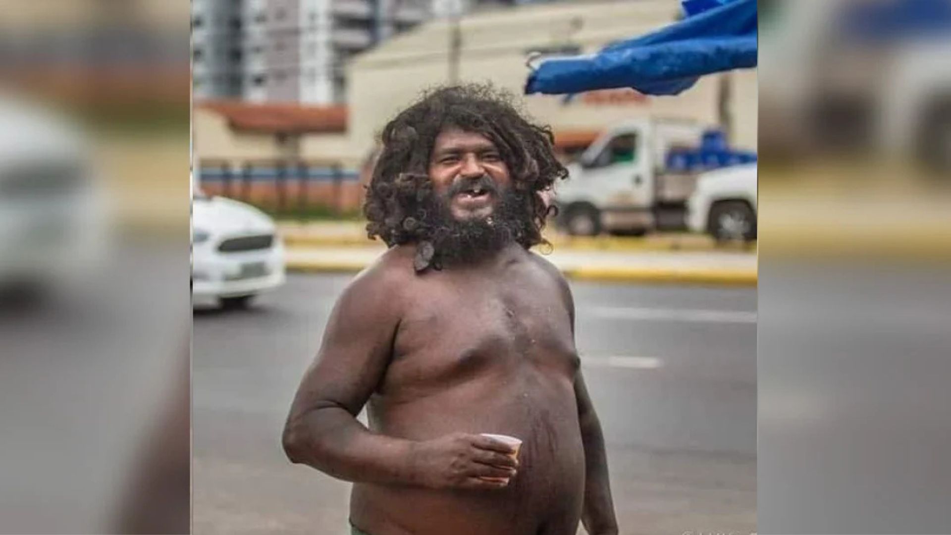  ‘negão da BR’ não morreu em acidente em Ananindeua e segue caminhando pelas rodovia