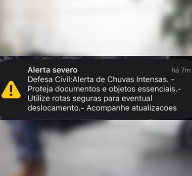 Imagem - Defesa Civil emite alerta de chuvas intensas para Belém e região metropolitana