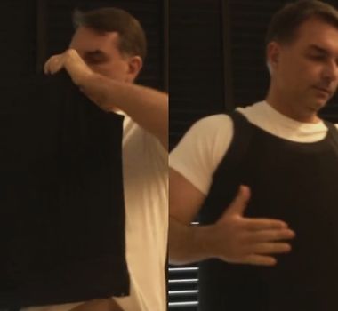 Imagem - Flávio Bolsonaro afirma usar colete à prova de balas em eventos públicos